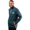 imageUltra Game Mens NFL Official QuarterZip Fleece Pullover Sweatshirt with Zipper PocketsTeam Color
