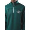 imageUltra Game Mens NFL Official QuarterZip Fleece Pullover Sweatshirt with Zipper PocketsTeam Color