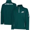 imageUltra Game Mens NFL Official QuarterZip Fleece Pullover Sweatshirt with Zipper PocketsTeam Color Updated