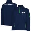 imageUltra Game Mens NFL Official QuarterZip Fleece Pullover Sweatshirt with Zipper PocketsTeam Color Updated