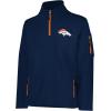 imageUltra Game Mens NFL Official QuarterZip Fleece Pullover Sweatshirt with Zipper PocketsTeam Color Updated