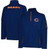 imageUltra Game Mens NFL Official QuarterZip Fleece Pullover Sweatshirt with Zipper PocketsTeam Color Updated