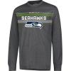 imageUltra Game Mens NFL Official Super Soft Game Day Long Sleeve TShirtHeather Charcoal 24