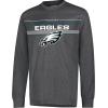 imageUltra Game Mens NFL Official Super Soft Game Day Long Sleeve TShirtHeather Charcoal 24