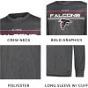 imageUltra Game Mens NFL Official Super Soft Game Day Long Sleeve TShirtHeather Charcoal 24