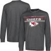 imageUltra Game Mens NFL Official Super Soft Game Day Long Sleeve TShirtHeather Charcoal 24