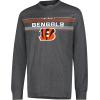 imageUltra Game Mens NFL Official Super Soft Game Day Long Sleeve TShirtHeather Charcoal 24