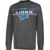 imageUltra Game Mens NFL Official Super Soft Game Day Long Sleeve TShirtHeather Charcoal 24