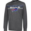 imageUltra Game Mens NFL Official Super Soft Game Day Long Sleeve TShirtHeather Charcoal 24