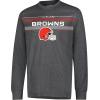imageUltra Game Mens NFL Official Super Soft Game Day Long Sleeve TShirtHeather Charcoal 24