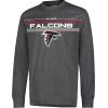 imageUltra Game Mens NFL Official Super Soft Game Day Long Sleeve TShirtHeather Charcoal 24