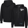 imageUltra Game Mens NFL Official Supremely Soft Full Zip Hoodie JacketBlack