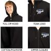 imageUltra Game Mens NFL Official Supremely Soft Full Zip Hoodie JacketBlack