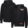 imageUltra Game Mens NFL Official Supremely Soft Full Zip Hoodie JacketBlack