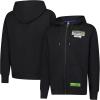 imageUltra Game Mens NFL Official Supremely Soft Full Zip Hoodie JacketBlack