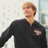 imageUltra Game Mens NFL Official Supremely Soft Full Zip Hoodie JacketBlack