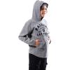 imageUltra Game NFL Boys SuperSoft Hoodie Pullover Henley SweatshirtGrey Snow