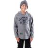 imageUltra Game NFL Boys SuperSoft Hoodie Pullover Henley SweatshirtGrey Snow