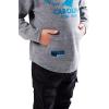 imageUltra Game NFL Boys SuperSoft Hoodie Pullover Henley SweatshirtGrey Snow