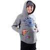 imageUltra Game NFL Boys SuperSoft Hoodie Pullover Henley SweatshirtGrey Snow