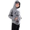 imageUltra Game NFL Boys SuperSoft Hoodie Pullover Henley SweatshirtGrey Snow