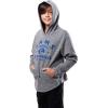 imageUltra Game NFL Boys SuperSoft Hoodie Pullover Henley SweatshirtGrey Snow
