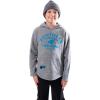 imageUltra Game NFL Boys SuperSoft Hoodie Pullover Henley SweatshirtGrey Snow