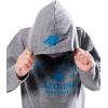 imageUltra Game NFL Boys SuperSoft Hoodie Pullover Henley SweatshirtGrey Snow