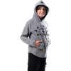 imageUltra Game NFL Boys SuperSoft Hoodie Pullover Henley SweatshirtGrey Snow