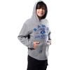 imageUltra Game NFL Boys SuperSoft Hoodie Pullover Henley SweatshirtGrey Snow