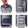 imageUltra Game NFL Boys SuperSoft Hoodie Pullover Henley SweatshirtTeam Color