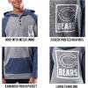 imageUltra Game NFL Boys SuperSoft Hoodie Pullover Henley SweatshirtTeam Color