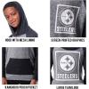 imageUltra Game NFL Boys SuperSoft Hoodie Pullover Henley SweatshirtTeam Color