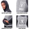 imageUltra Game NFL Boys SuperSoft Hoodie Pullover Henley SweatshirtTeam Color