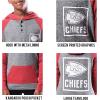 imageUltra Game NFL Boys SuperSoft Hoodie Pullover Henley SweatshirtTeam Color