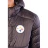 imageUltra Game NFL Mens Full Zip Hooded Puffer JacketPittsburgh Steelers