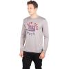 imageUltra Game NFL Mens Long Sleeve Crew Neck Tee ShirtHeather Gray