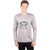 imageUltra Game NFL Mens Long Sleeve Crew Neck Tee ShirtHeather Gray