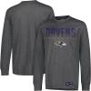 imageUltra Game NFL Mens NFL Official Game Day Long Sleeve TShirtHeather Charcoal