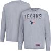 imageUltra Game NFL Mens NFL Official Game Day Long Sleeve TShirtHeather Gray