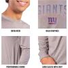 imageUltra Game NFL Mens NFL Official Game Day Long Sleeve TShirtHeather Gray