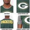 imageUltra Game NFL Mens Short Sleeve Raglan TShirtTeam Color