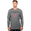 imageUltra Game NFL Mens Super Soft Game Time TShirtHeather Charcoal
