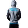 imageUltra Game NFL Mens Super Soft Supreme Full Zip Varsity Hoodie Sweatshirt JacketHeather Gray