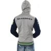 imageUltra Game NFL Mens Super Soft Supreme Full Zip Varsity Hoodie Sweatshirt JacketTeam Color