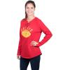 imageUltra Game NFL Womens Long Sleeve Fleece Lace Up SweatshirtTeam Color