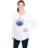imageUltra Game NFL Womens Long Sleeve Fleece Lace Up SweatshirtTeam Color