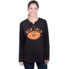 imageUltra Game NFL Womens Long Sleeve Fleece Lace Up SweatshirtTeam Color
