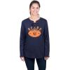 imageUltra Game NFL Womens Long Sleeve Fleece Lace Up SweatshirtTeam Color