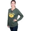imageUltra Game NFL Womens Long Sleeve Fleece Lace Up SweatshirtTeam Color